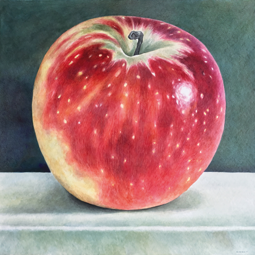 big red apple