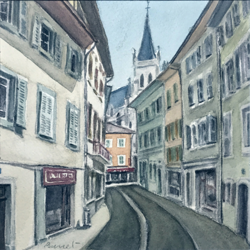 Thonon, rue de l'hôtel de ville